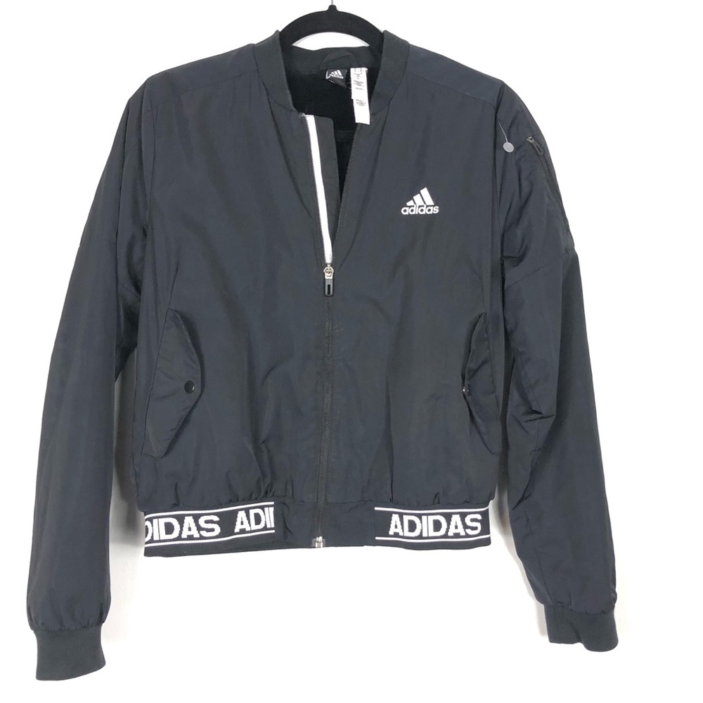 Adidas Women's Black Bomber Jacket